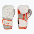 Rękawice bokserskie Rival Impulse Sparring Gloves Gants white/orange