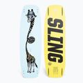 Deska wakeboardowa dziecięca Slingshot Super Grom niebieska/czarna/żółta