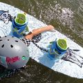Deska wakeboardowa dziecięca Slingshot Super Grom niebieska/czarna/żółta 7