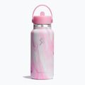 Butelka termiczna Hydro Flask Wide Flex Straw Cap Jelly 945 ml pink swirl