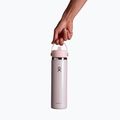 Butelka termiczna Hydro Flask Wide Mouth with Flex Straw Cap 710 ml glimmer pink 3
