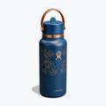 Butelka termiczna Hydro Flask Wide Mouth with Flex Straw Cap 946 ml western dark blue 2