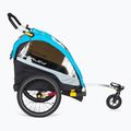 Przyczepka rowerowa Burley  D'Lite X Double aqua 2