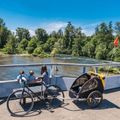 Przyczepka rowerowa Burley Bee Double yellow 11
