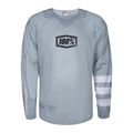 Longsleeve rowerowy męski 100% R-Core vapor/white