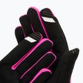 Rękawiczki rowerowe damskie 100% Brisker W neon pink/black 4