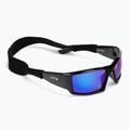 Okulary przeciwsłoneczne Ocean Sunglasses Aruba shiny black/revo blue 6