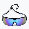 Okulary przeciwsłoneczne Ocean Sunglasses Race shinny black/revo blue/blue 3