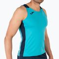 Koszulka do biegania męska Joma Record II turquoise/navy 6