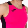 Tank top do biegania męski Joma Record II fluor pink/black 5