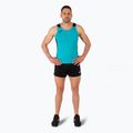 Koszulka do biegania męska Joma Record II Tank Top turquoise/black 2