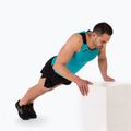Koszulka do biegania męska Joma Record II Tank Top turquoise/black 8