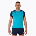 Koszulka do biegania męska Joma Record II fluor turquoise/navy 13