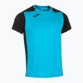 Koszulka do biegania męska Joma Record II fluor turquoise/navy 9