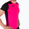 Koszulka do biegania męska Joma Record II fluor pink/black 4