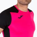 Koszulka do biegania męska Joma Record II fluor pink/black 5