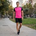 Koszulka do biegania męska Joma Record II fluor pink/black 12