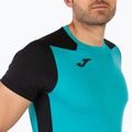 Koszulka do biegania męska Joma Record II turquoise black 8