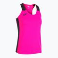 Koszulka do biegania damska Joma Record II Tank Top fluor pink/black 6