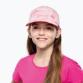 Czapka z daszkiem dziecięca BUFF 5 Panel heavens pink/pink 3