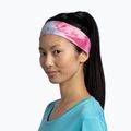 Opaska na głowę BUFF CoolNet UV Slim esmerald fluor fuchsia 3