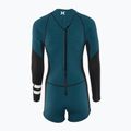 Pianka do pływania damska Hurley Advant Shorty Texture 2/2 mm Springsuit black/skyblue 2