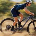 Rower górski Orbea Oiz H10 2023 moondust blue/leo orange 2