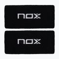 Frotki na nadgarstek NOX Wristband with Logo 2 szt. black/white