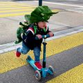 Nakładka na kask COOLCASC Triceratops 9