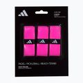 Owijki do rakiet do padla adidas Padel Overgrip Set 3 szt. pink 4