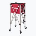 Kosz na piłki Nox Foldable Balls Basket With Wheels Red
