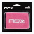 Frotki na nadgarstek NOX Wristband with Logo 2 szt. pink/white