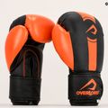 Rękawice bokserskie Overlord Boxer czarne/pomarańczowe 9
