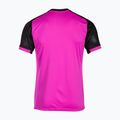 Koszulka tenisowa męska Joma Montreal fluorescent pink/black 6