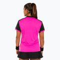 Koszulka tenisowa damska Joma Montreal W fluor pink/black 2