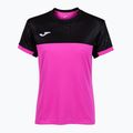 Koszulka tenisowa damska Joma Montreal W fluor pink/black 4