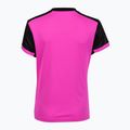 Koszulka tenisowa damska Joma Montreal W fluor pink/black 6