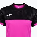 Koszulka tenisowa damska Joma Montreal W fluor pink/black 7
