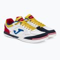 Buty piłkarskie męskie Joma Top Flex IN white/red 4