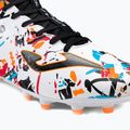 Buty piłkarskie męskie Joma Evolution FG white/black/orange 7