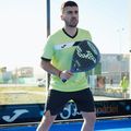 Koszulka tenisowa męska Joma Court lime/black 8