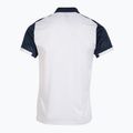 Koszulka polo tenisowa męska Joma Montreal white/navy blue 3