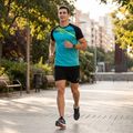 Koszulka do biegania męska Joma Elite X fluor turquoise/black 7