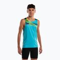 Koszulka do biegania męska Joma Elite X SL fluor turquoise/black 3