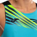 Koszulka do biegania męska Joma Elite X SL fluor turquoise/black 5