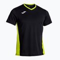 Koszulka tenisowa męska Joma Court black/green 2