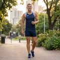 Koszulka do biegania męska Joma Elite XI navy/white 8