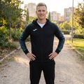 Bluza do biegania męska Joma Elite XI Hoodie black/anthracite 9