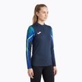 Bluza do biegania damska Joma Elite XI navy/fluor green 3