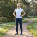 Spodnie do biegania damskie Joma Elite XI Long navy 13